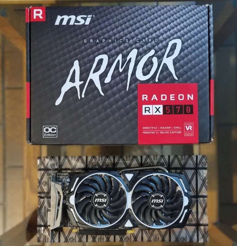 MSI ARMOR Graphics Card - AMD RADEON RX 570 8GB OC