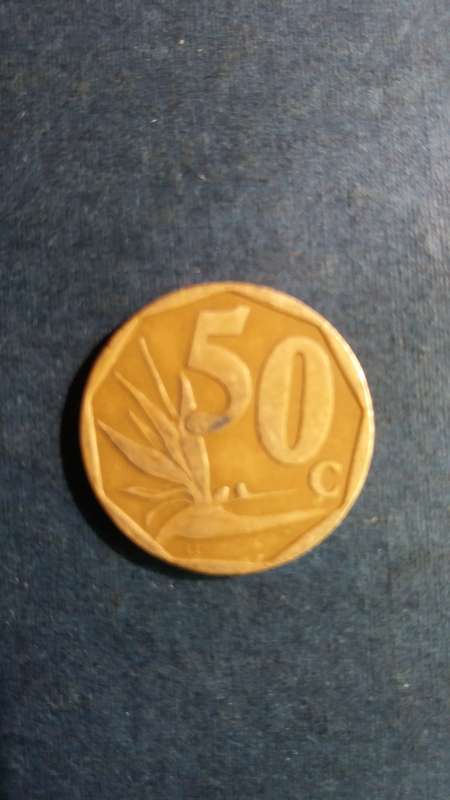 South Africa 1997 50 cent