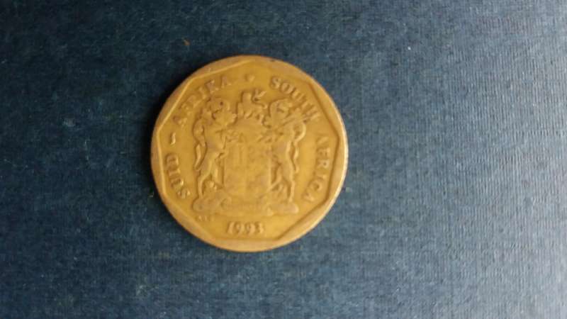 South Africa 1993 50 cent