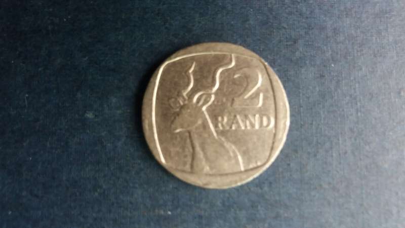 South Africa 1999 R2 * Mintage 4.8 Million *