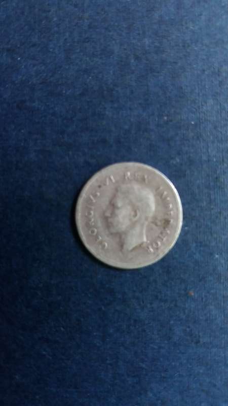 South Africa 1943 3 Pence * 80% Silver*