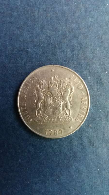 South Africa 1987 50 cents