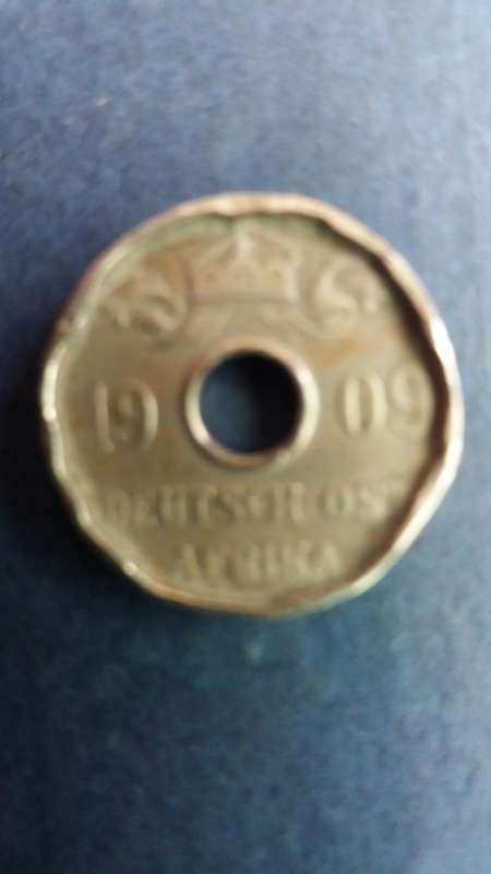 Germany East Africa 1909 J 10 Heller