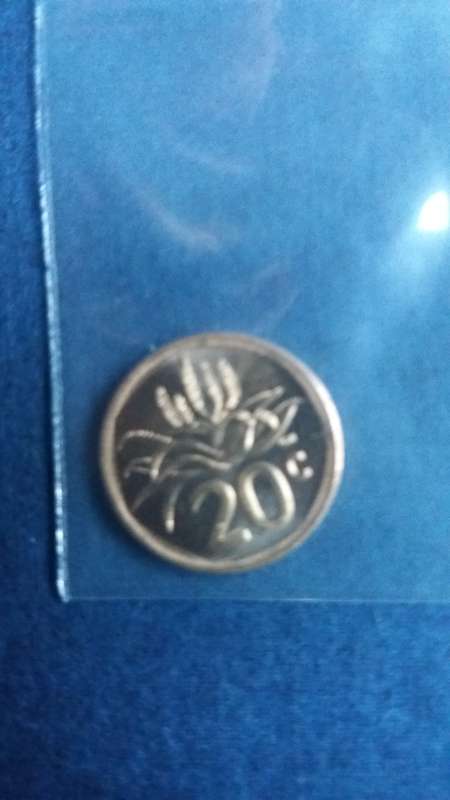 South Africa 2024 20 cents *Condition AU/UNC* 4th Decimal Series