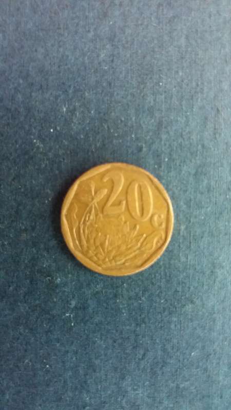 South Africa 2011 20 cents * Scarce to find*