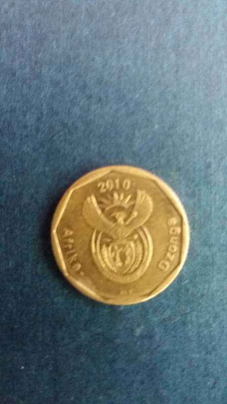 South Africa 2010 50 cent *Condition AU/UNC*