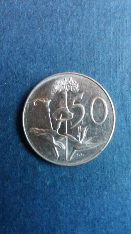 South Africa 1966 50 cents *Afrikaans Legend*