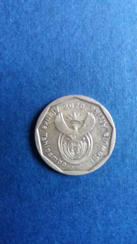 South Africa 2020 50 cents