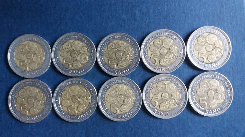 South Africa 2021 R5 SARB Centenary * 10 x coins*