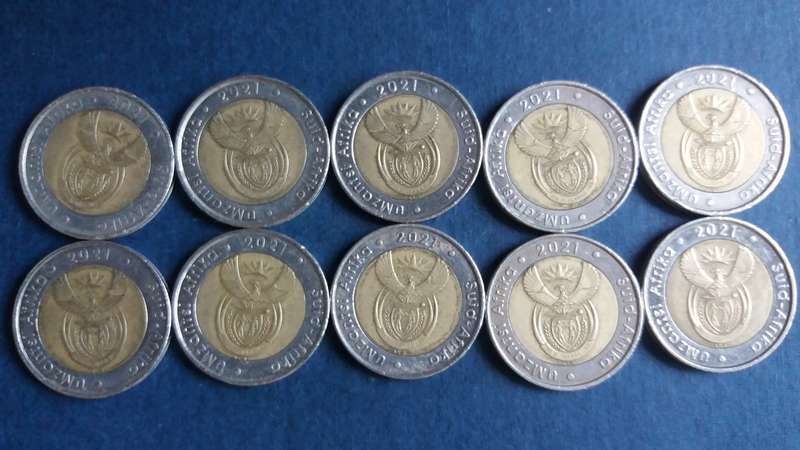 South Africa 2021 R5 SARB Centenary * 10 x coins*