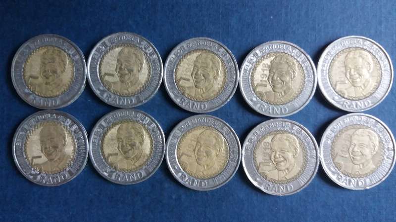 South Africa 2018 R5 - Nelson Mandela Centenary * 10 x coins*
