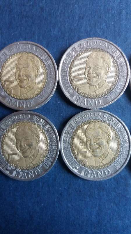 South Africa 2018 R5 - Nelson Mandela Centenary * 10 x coins*