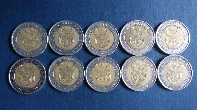 South Africa 2018 R5 - Nelson Mandela Centenary * 10 x coins*