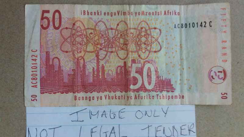 South Africa R50 - Prefix AC8010142C