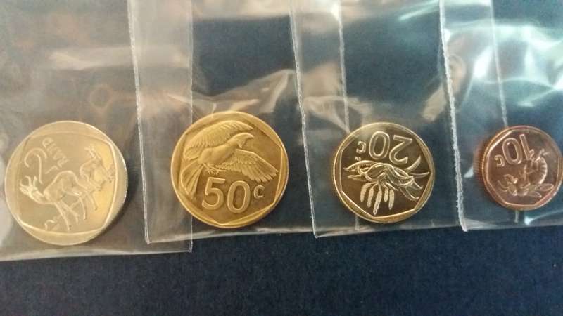 South Africa 2024 R2 , 50c , 20c & 10c *Condition AU/UNC* 4th Decimal Series