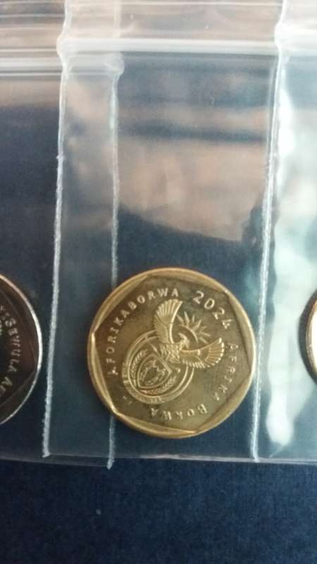 South Africa 2024 R2 , 50c , 20c & 10c *Condition AU/UNC* 4th Decimal Series