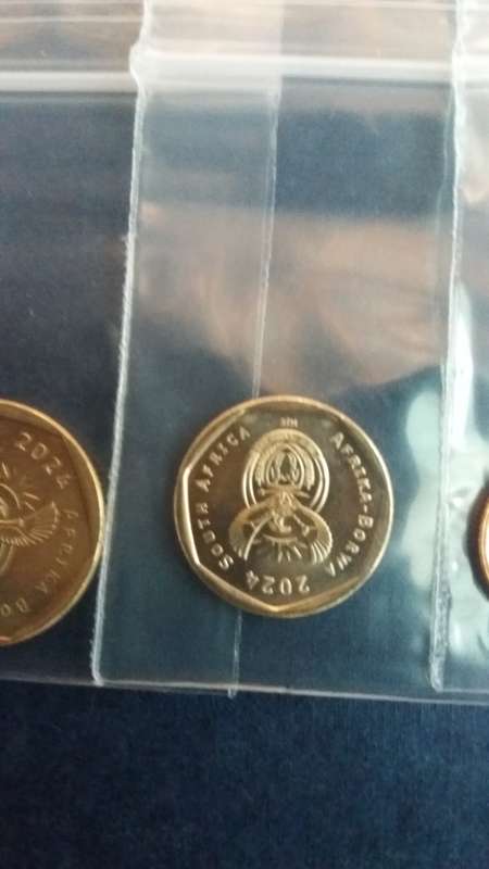 South Africa 2024 R2 , 50c , 20c & 10c *Condition AU/UNC* 4th Decimal Series