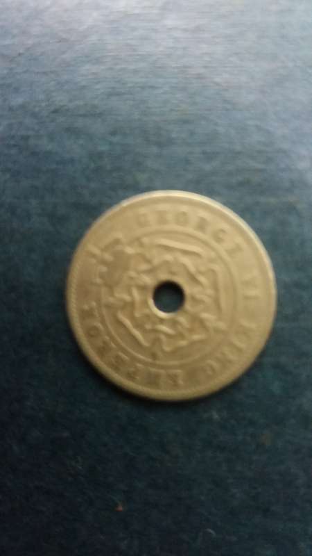Southern Rhodesia 1939 1/2 penny - Mintage 480 000 * King George VI*