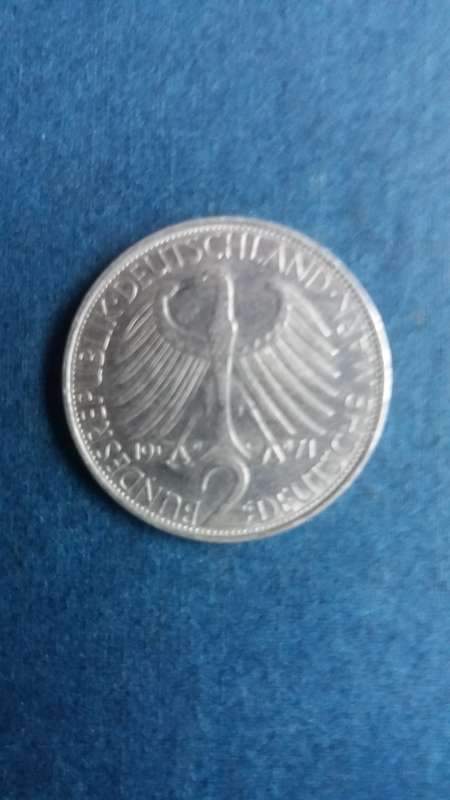 Germany 1971 G 2 Deutsche Mark * Max Planck 1858 to 1947 Commemorative coin*