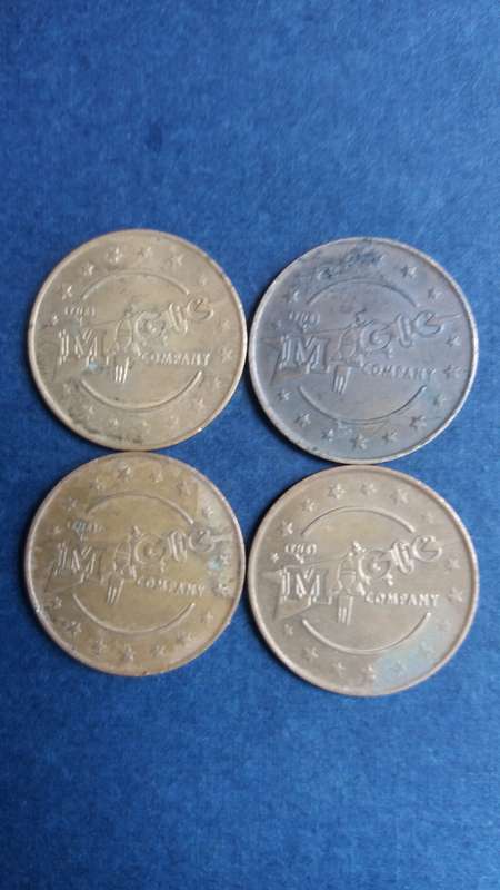 The Magic Company Game Token * 4 x Tokens*