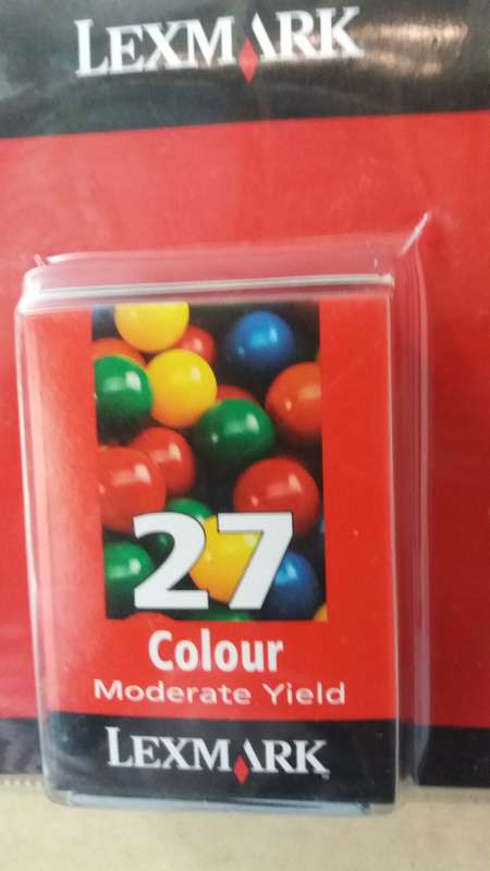 Lexmark 27 Colour Moderate Ink Cartridge