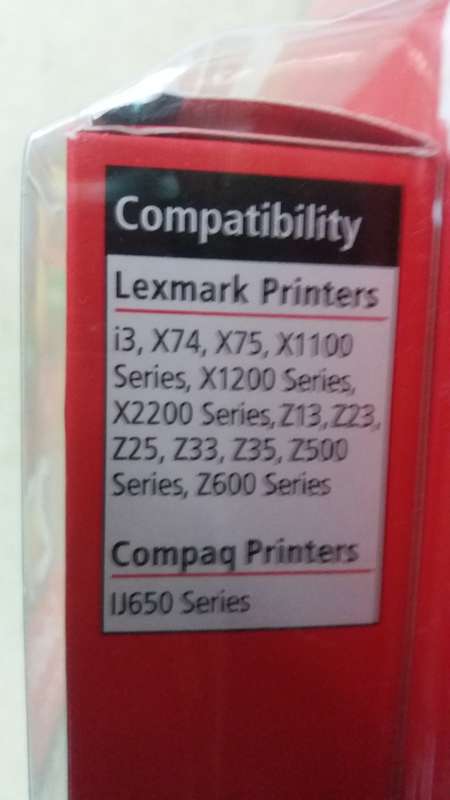 Lexmark 27 Colour Moderate Ink Cartridge