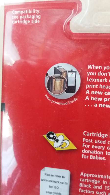 Lexmark 27 Colour Moderate Ink Cartridge