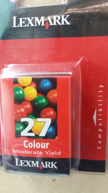 Lexmark 27 Colour Moderate Ink Cartridge