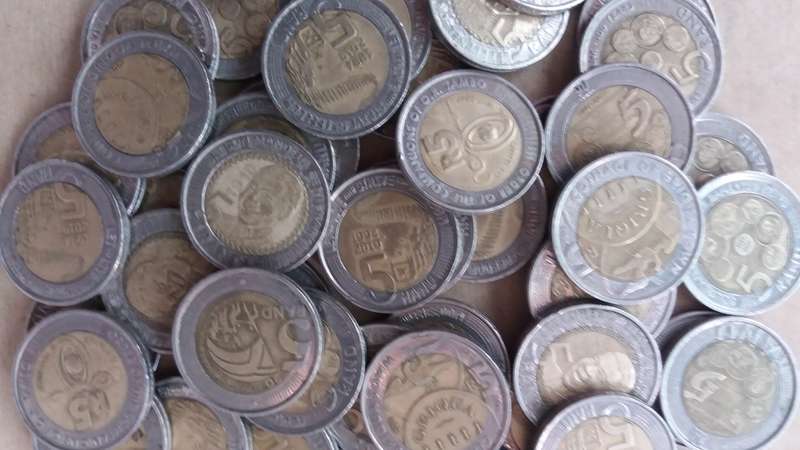 South Africa lot of 50 commemorative R5 coins