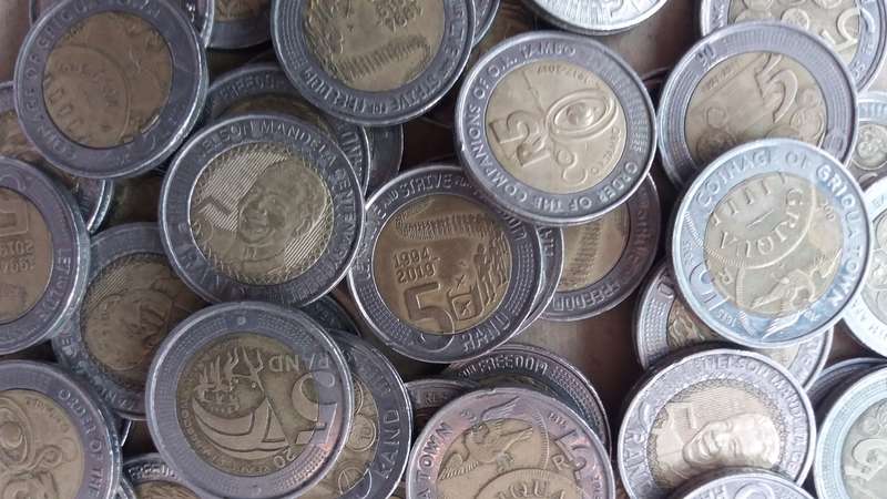 South Africa lot of 50 commemorative R5 coins