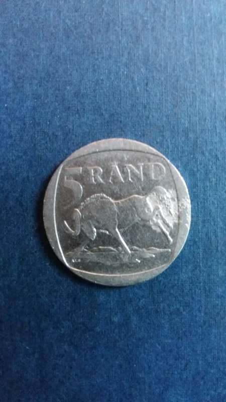 South Africa 2000 R5 * Old Coat of Arms - Mintage 1 million*