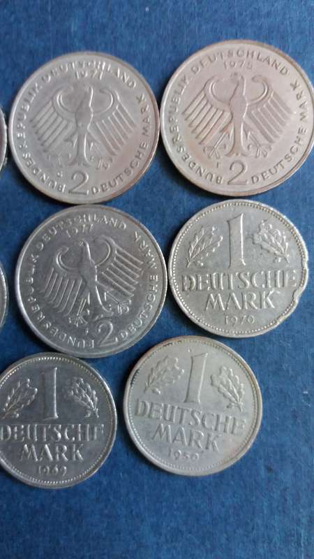 Germany Deutsche Mark lot x 12 coins * 25 Deutsche Mark  R262*
