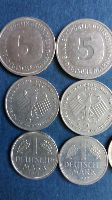 Germany Deutsche Mark lot x 12 coins * 25 Deutsche Mark  R262*