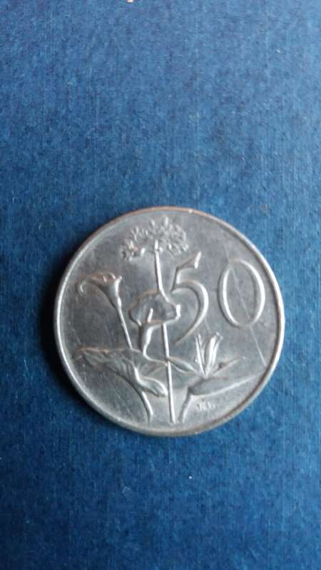 South Africa 1977 50 cent
