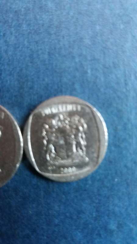 South Africa 2000 R5, R2 & R1 * Old Coat of Arms* Difficult to find