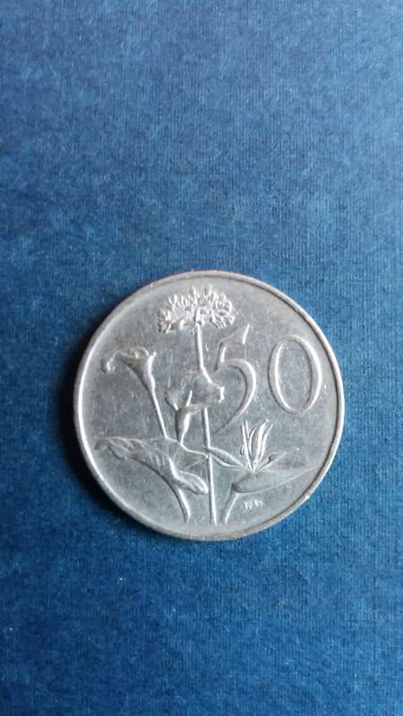 South Africa 1971 50 cent