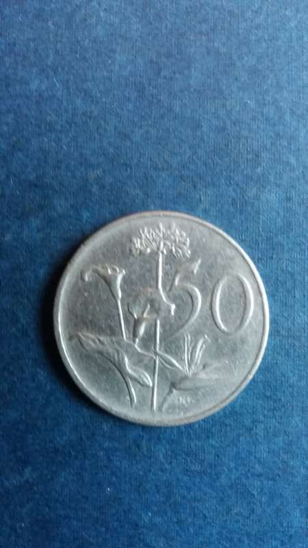 South Africa 1974 50 cent