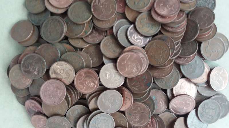 South Africa 1kg 3rd Decimal 5 cents