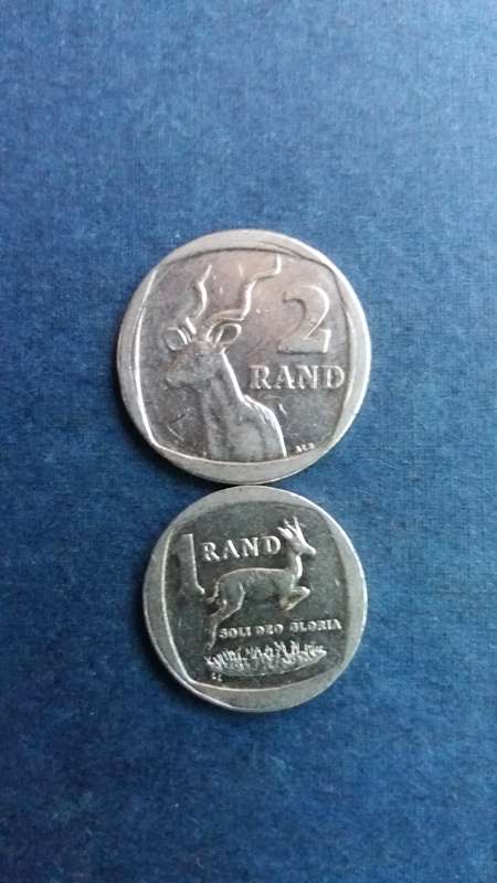 South Africa 2017 R2 & R1  * Difficult to find no mintage fiqures*