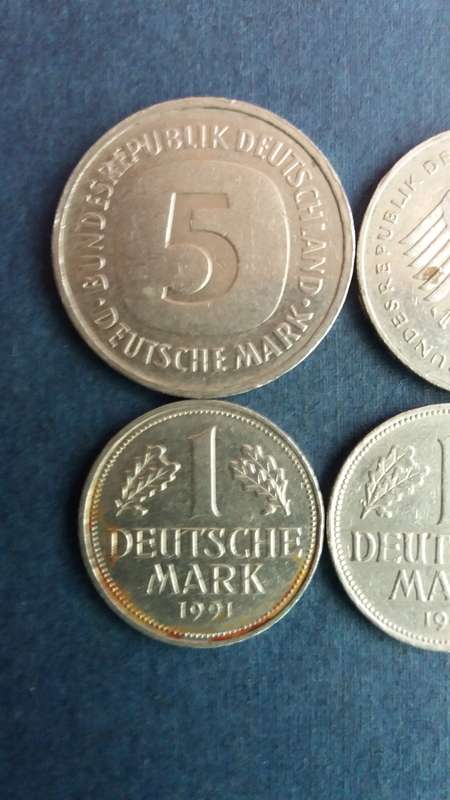 Lot of Deutsche Mark - 4 coins * 9 Deutsche Mark  R88,89*