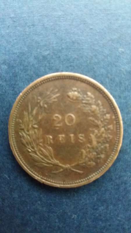 Portugal 1892 20 Reis * King Carlos 1st*