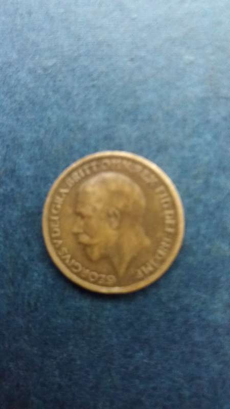 United Kingdom 1918  Farthing * King George V*