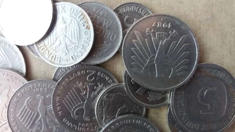 Lot of Deutsche Mark - 19 coins * 31 Deutsche Mark  R306*