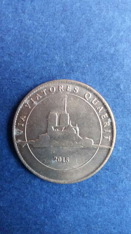 Cathedrale Notre Dame de Paris - Via Viatores Quaerit 2015 medal