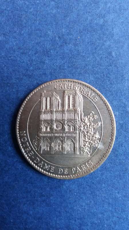 Cathedrale Notre Dame de Paris - Via Viatores Quaerit 2015 medal