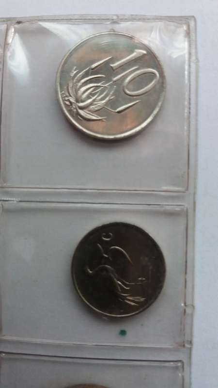 South Africa 1977 Mint Pack 1/2c to Nickel R1