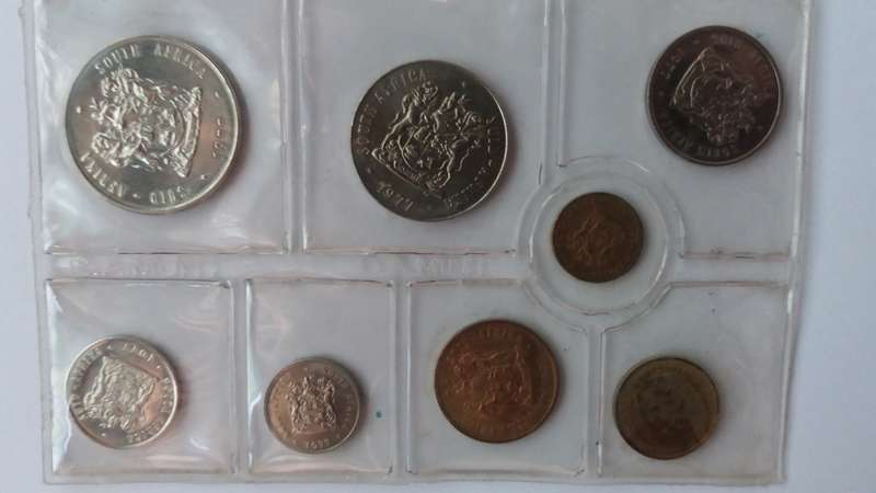South Africa 1977 Mint Pack 1/2c to Nickel R1