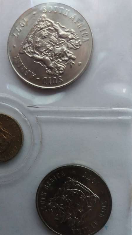 South Africa 1977 Mint Pack 1/2c to Nickel R1