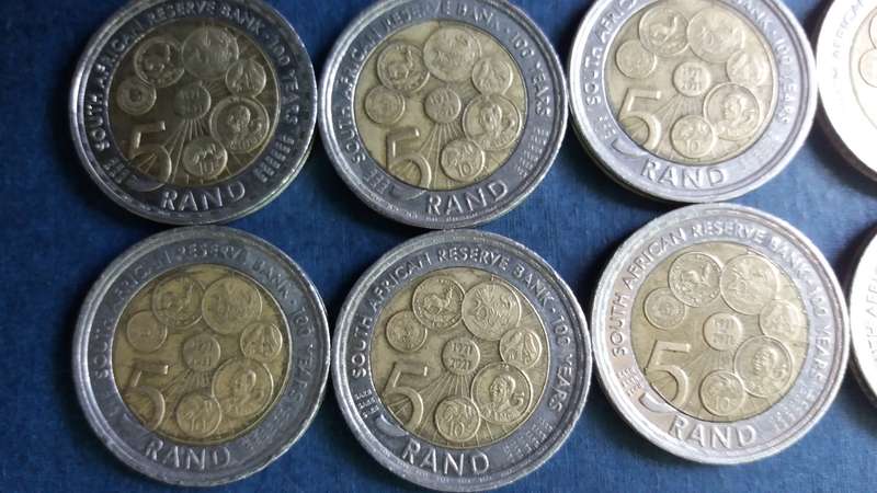 South Africa 2021 R5 SARB Centenary * 10 x coins*