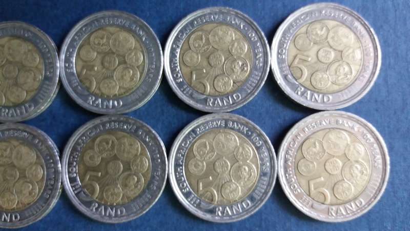 South Africa 2021 R5 SARB Centenary * 10 x coins*